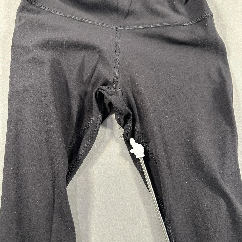 Lululemon Leggings Womens 4 Black High Rise Ankle Yoga Athletic Stretch Gym